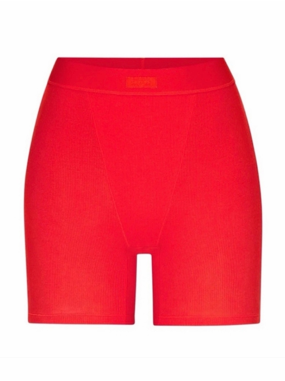 SKIMS Red Ribbed Tank & Boxer Short Set - Picture 2 of 6